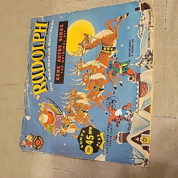 Vintage Rudolph 45 - Picture 1 of 4